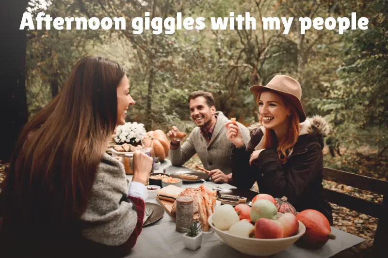 afternoon giggles with my people 