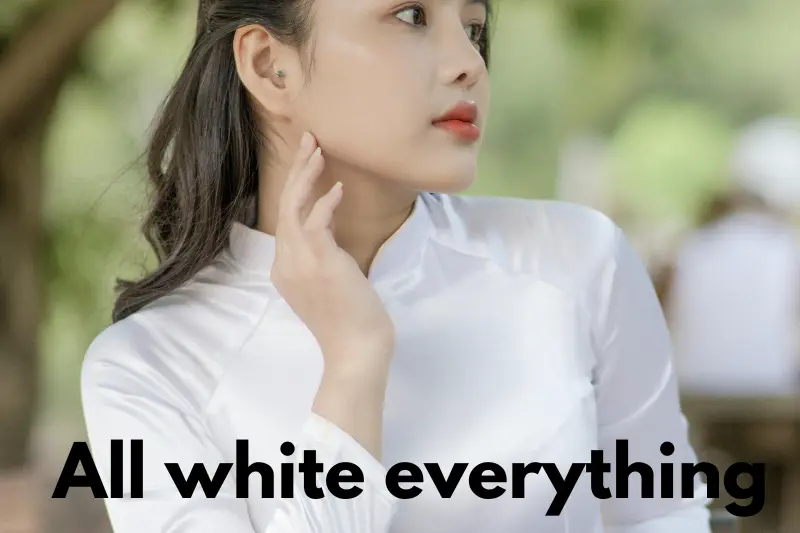 all white everything