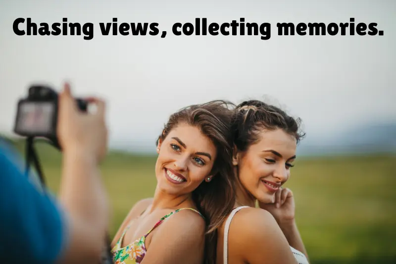 chasing views, collecting memories. 