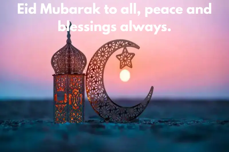 eid Mubarak to all, peace and blessings always. 