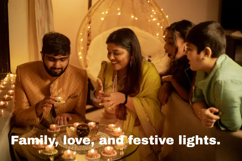 family, love, and festive lights.