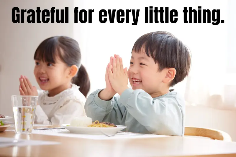 grateful for every little thing.