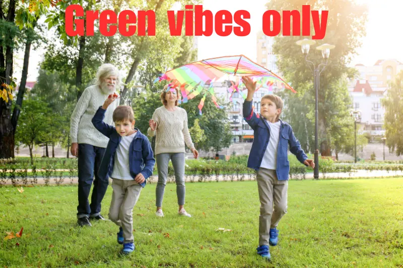 green vibes only  