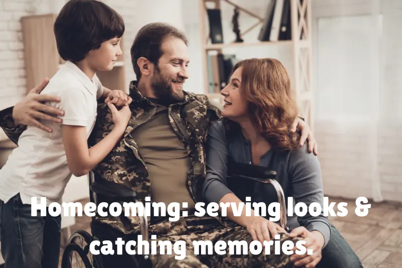 homecoming serving looks & catching memories.