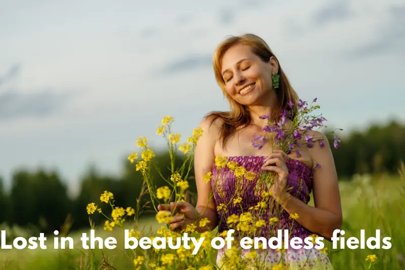 lost in the beauty of endless fields