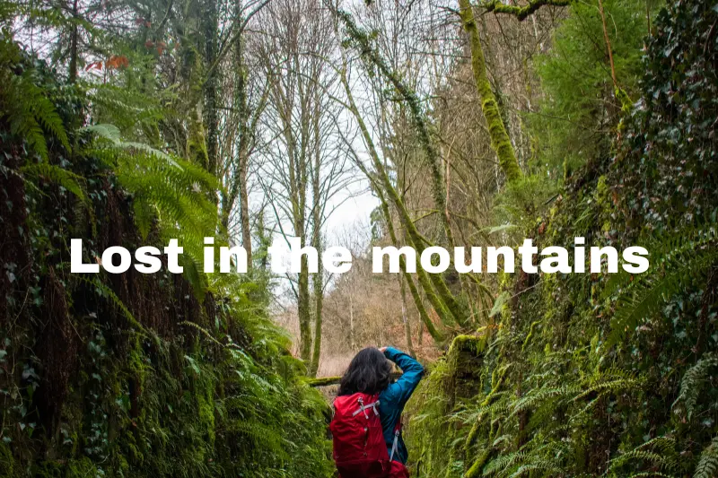 lost in the mountains