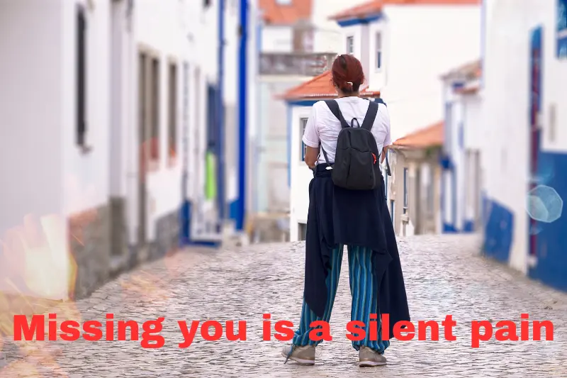 missing you is a silent pain