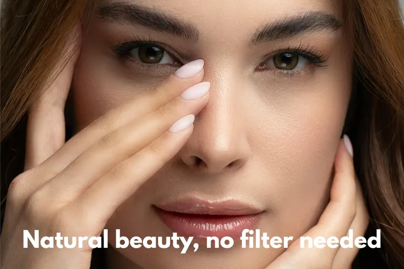 natural beauty, no filter needed