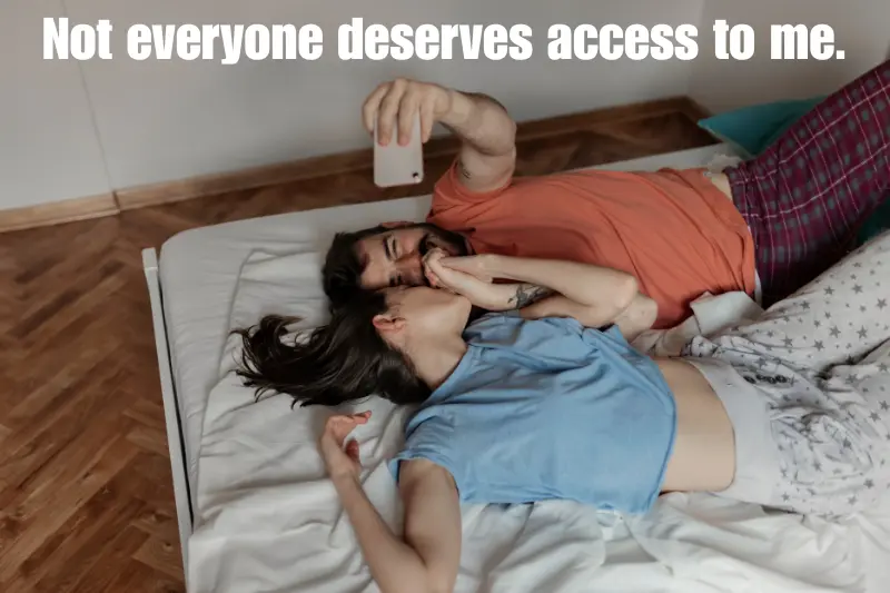 not everyone deserves access to me. 