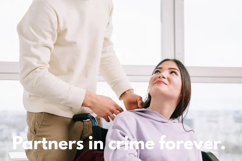 partners in crime forever. 