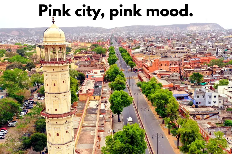 pink city, pink mood. 
