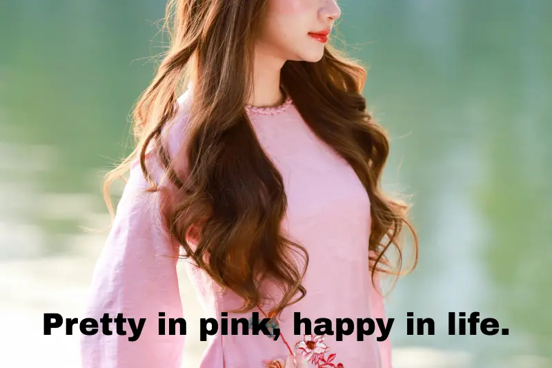 pretty in pink, happy in life. 