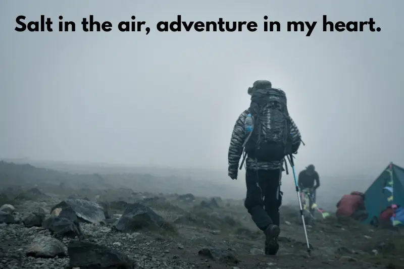 salt in the air, adventure in my heart. 