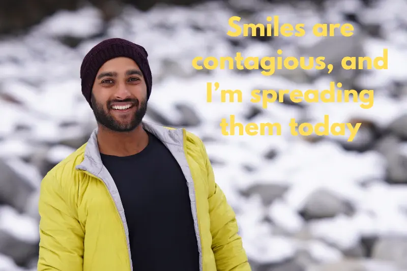 smiles are contagious, and i’m spreading them today 
