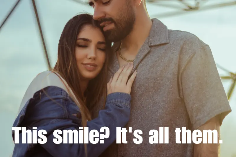 this smile it's all them.