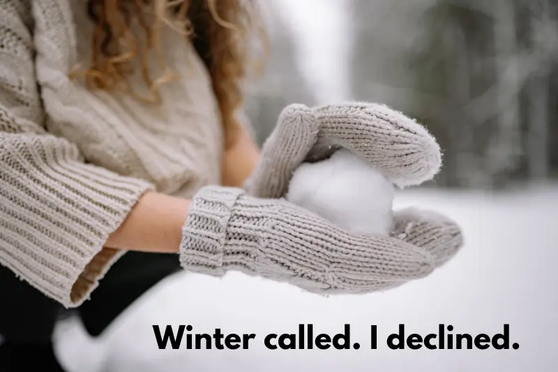 winter called. i declined.
